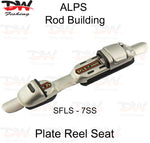 Load image into Gallery viewer, ALPS plate reel seat slide lock reel seat size 7 stainless steel
