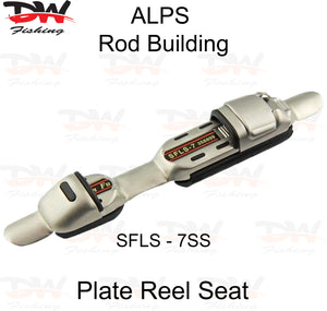 ALPS plate reel seat slide lock reel seat size 7 stainless steel
