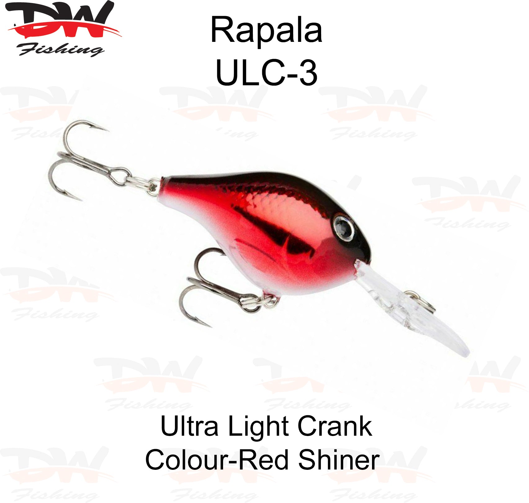 Rapala ULC-3 Ultra light Crankbait, Deep Runner, Lure