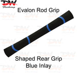 Load image into Gallery viewer, EVA Evalon Shaped Rear Rod Grip, Black and Colour Inlay - Length 9 1/4&quot;
