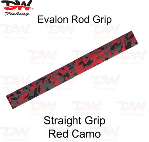 EVA rod grip camo colours, red camo rod grip