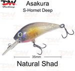 Load image into Gallery viewer, Asakura S-Hornet 3DR-Floating lure colour natural shad
