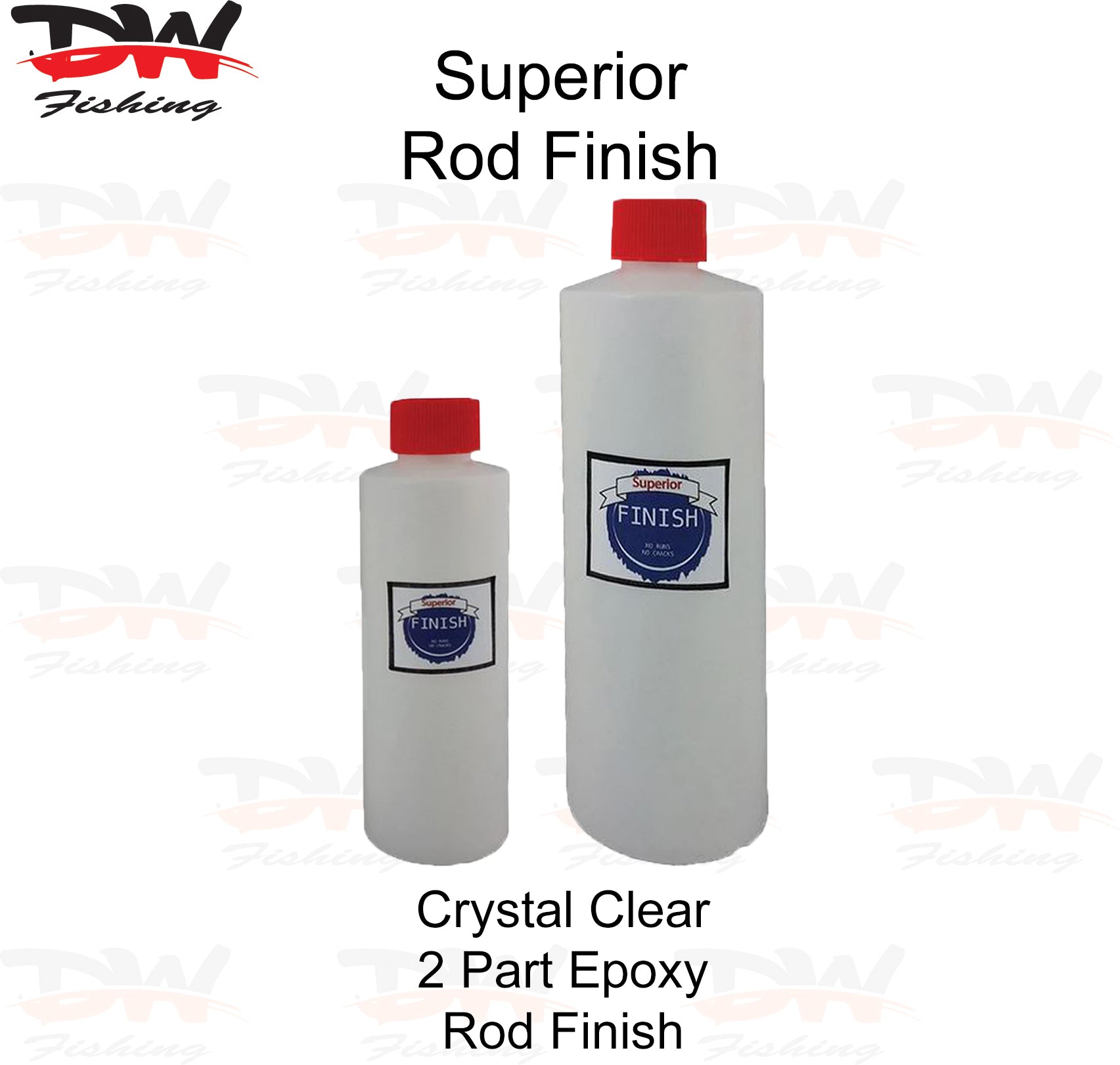 Superior crystal clear rod finish ultra clear epoxy resin