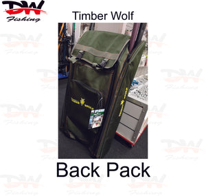 Timber Wolf Fishing Tackle Bag, 64L Mega Fishing Back Pack, Tackle Storage