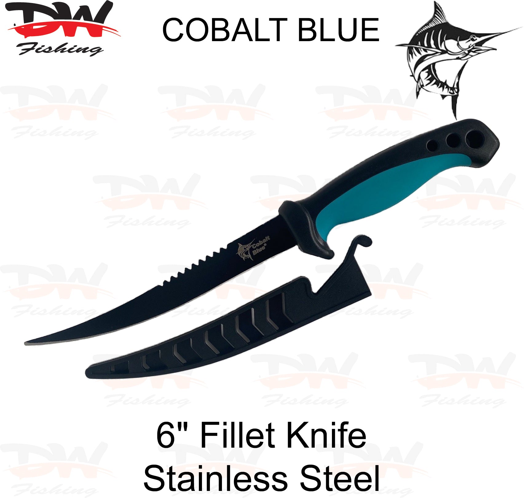 Cobalt Blue 6 Filleting Knife | Stainless Steel Fishing Knife