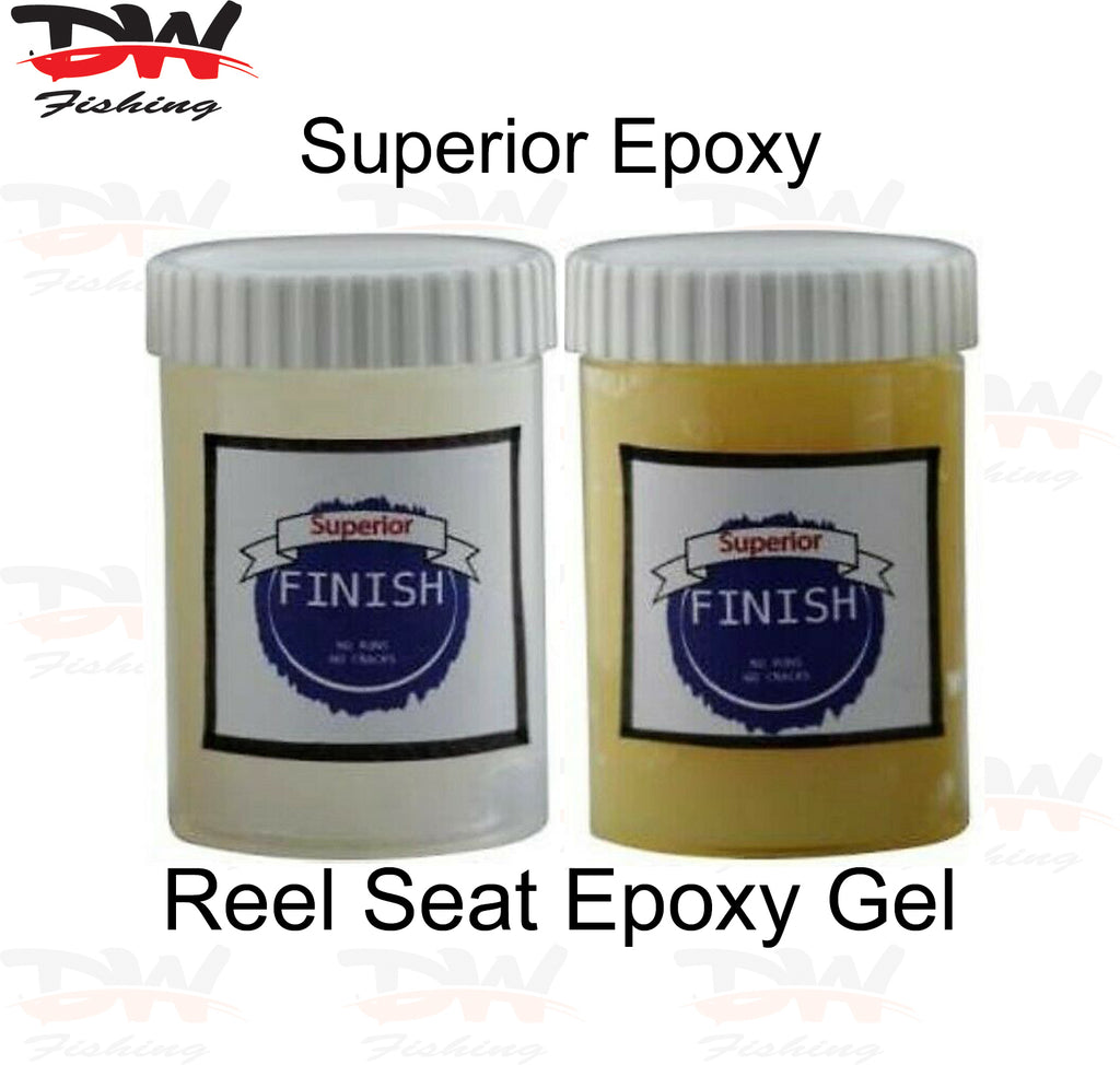 Reel seat epoxy paste, 2 part epoxy jell for fishing rod construction